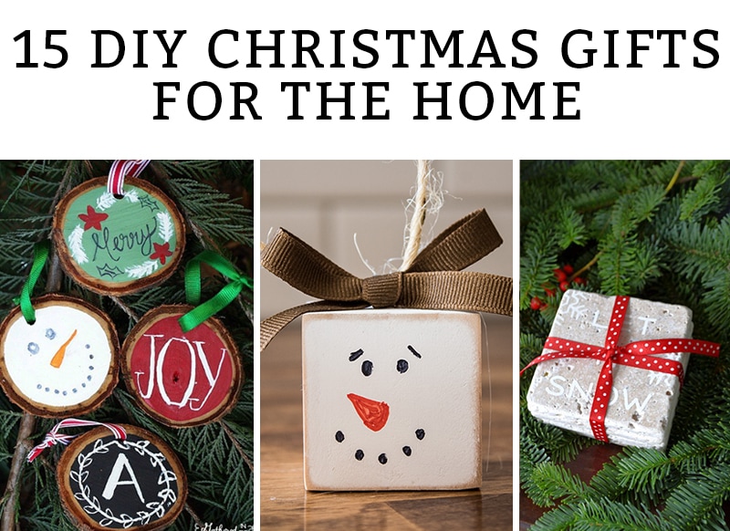 DIY Christmas Decor Gifts - 15 Creative, handmade Christmas gifts for the home. Get inspired and get crafty this holiday season. Great Christmas gift ideas for the Cricut and Silhouette included. #christmasgift #diychristmas #cricut #silhouette