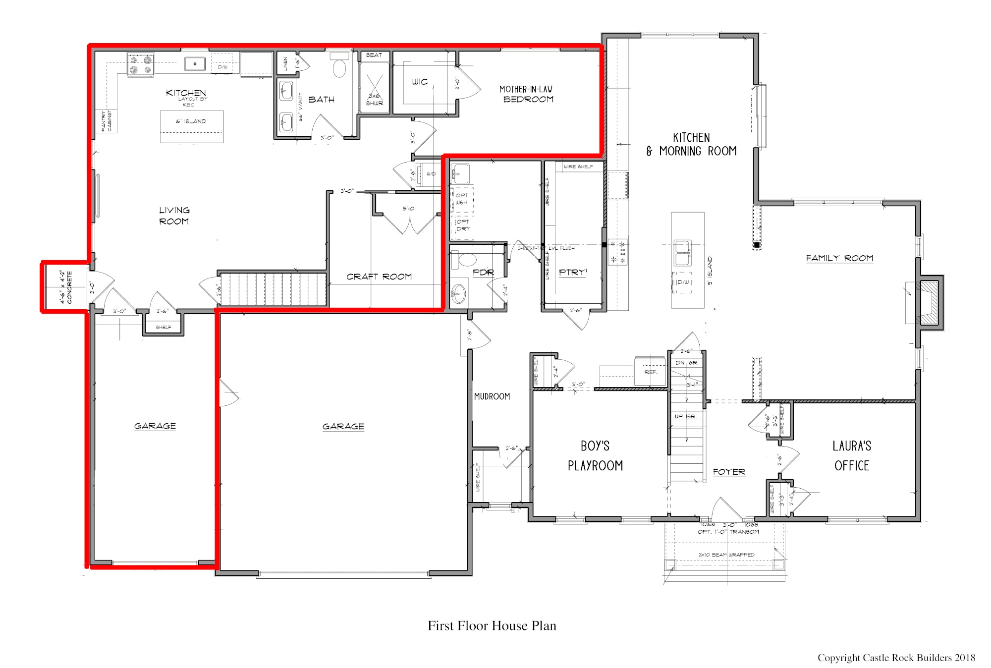 House with Mother In Law Suite - The Perfect Floorplan