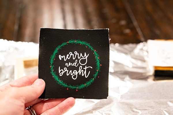 DIY Christmas Reverse Canvas - 2 Ways - The Crazy Craft Lady