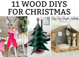 Woodworking Christmas Gifts that will impress your friends and family this year. These 11 creative wood Christmas projects are bound to make your family and friends feel loved. #christmas #christmasgiftideas #christmasdiy