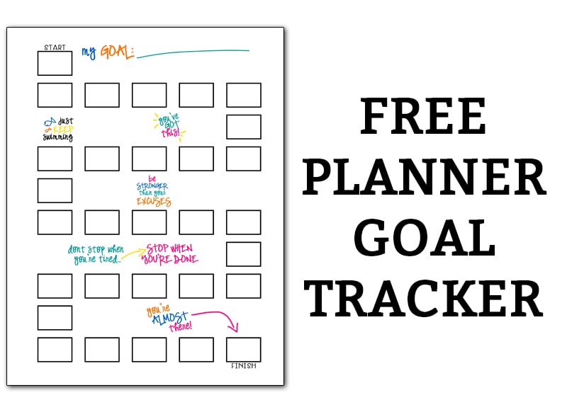 Bullet Journal Goal Planner Printable