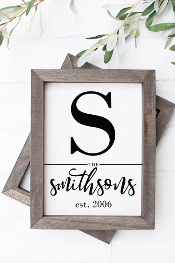 Family Established Signs
