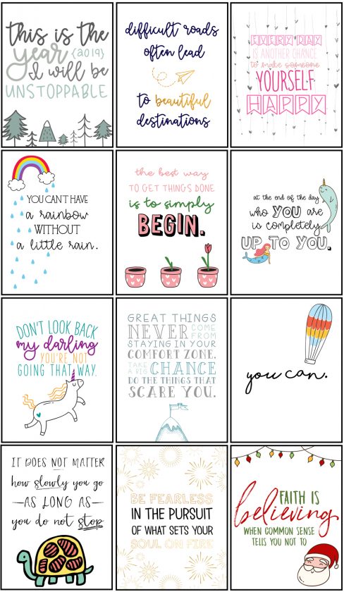 Planner Dividers - Free Printable Planner Dividers