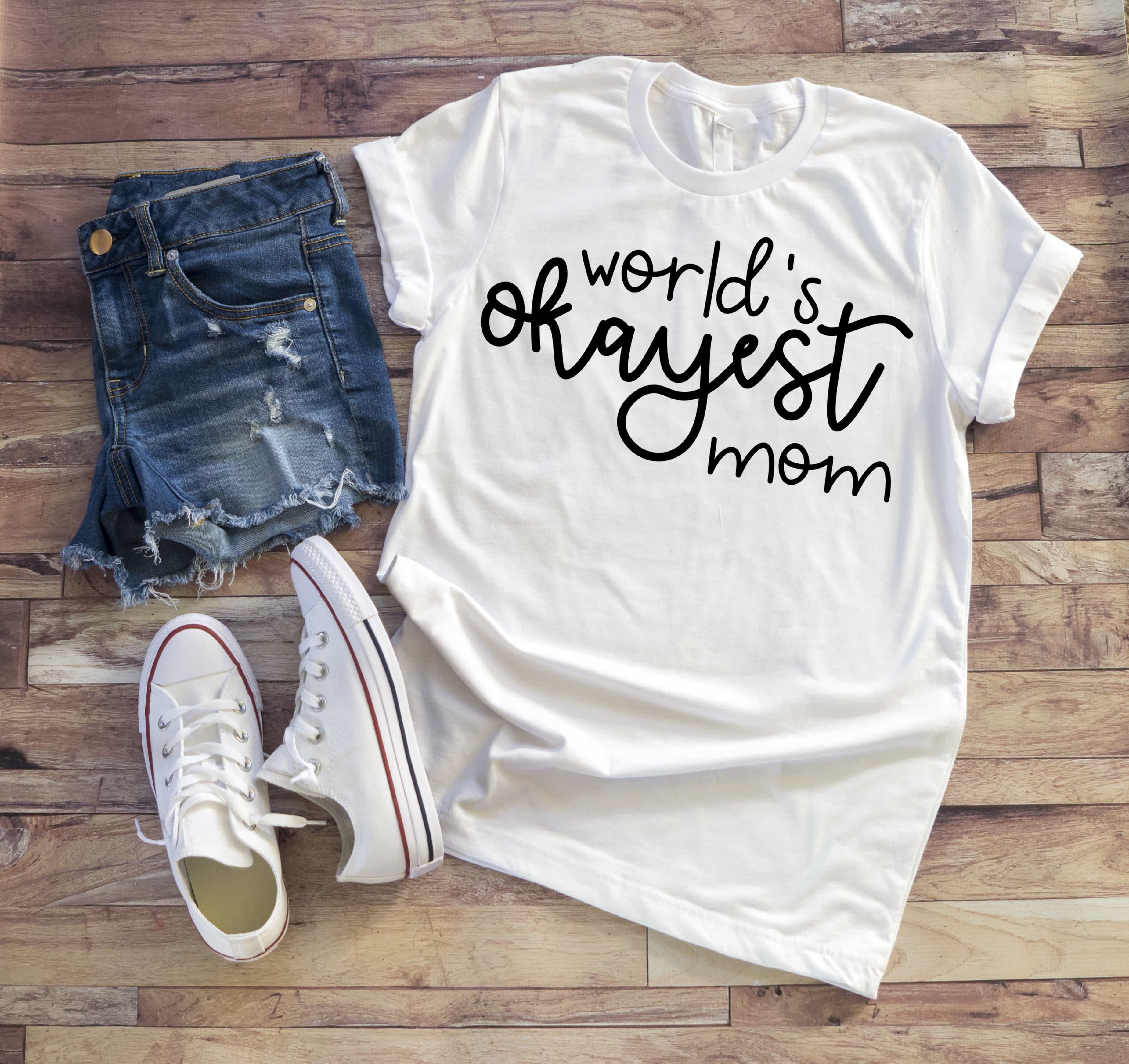 Download World S Okayest Mom Svg Free Svg And Silhouette File