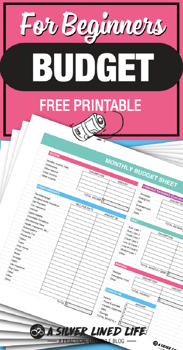 Free Budget Printables - Get Help with your Budget Today