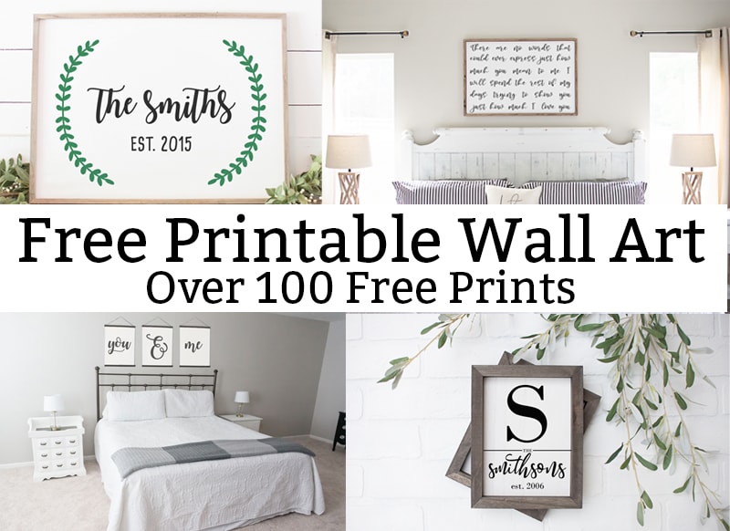 printable wall art for living room