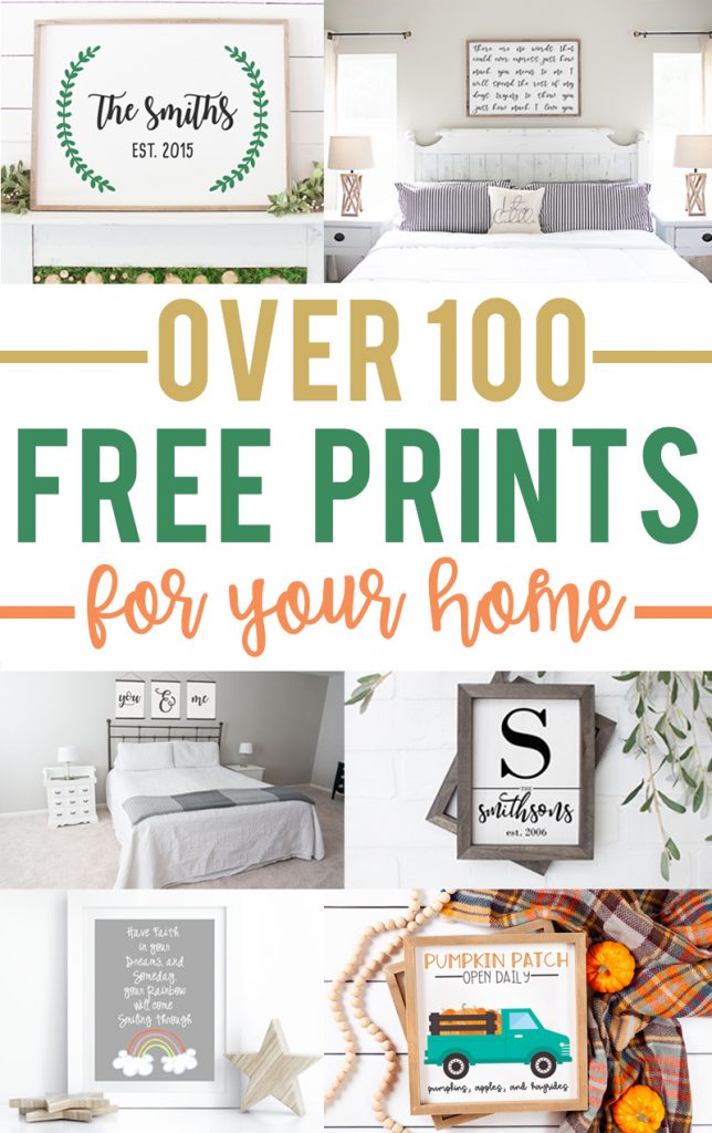 Free Printable Wall Art Over 100 Free Prints Available to Download