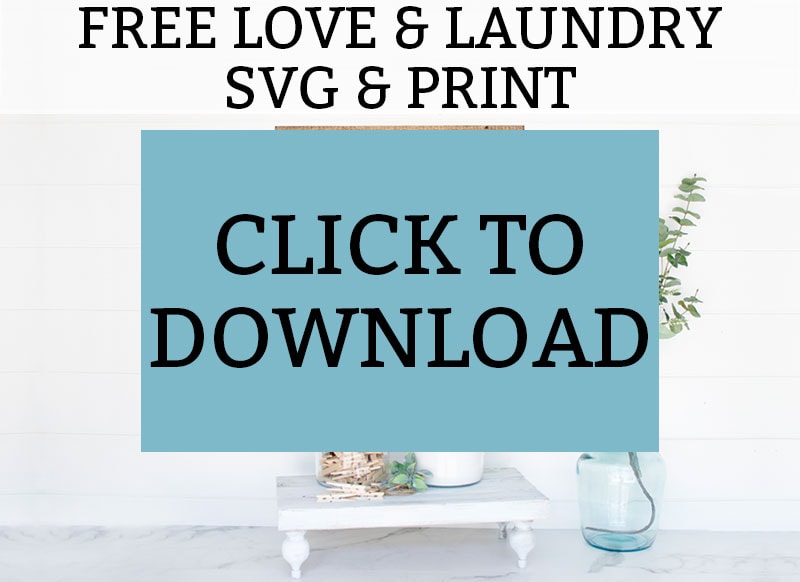 Download Free Laundry Room Printables - Free Print & SVG