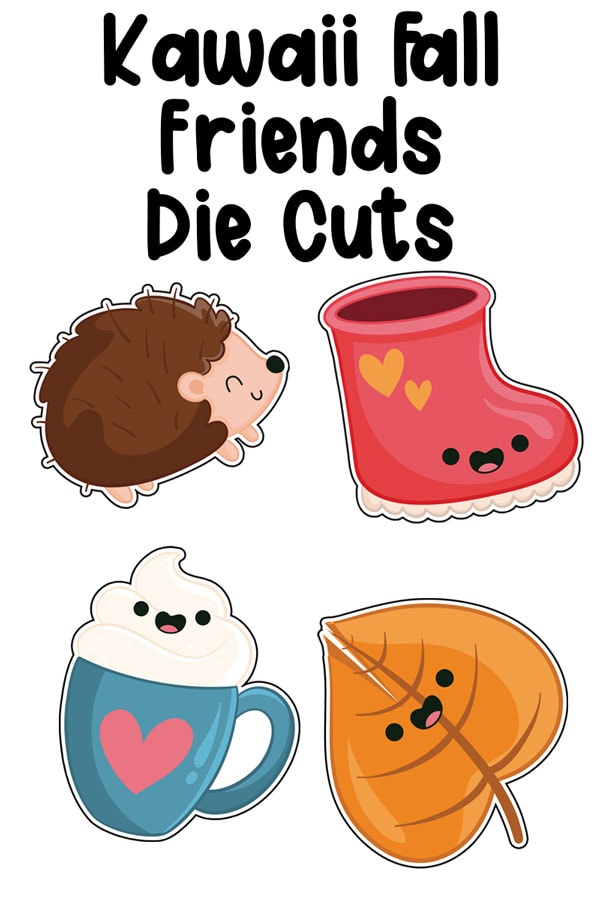 PRINTABLE DIE CUTS. Cute Planner Download Die Cut 