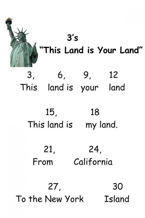 Multiplication Song Printables Mom Envy