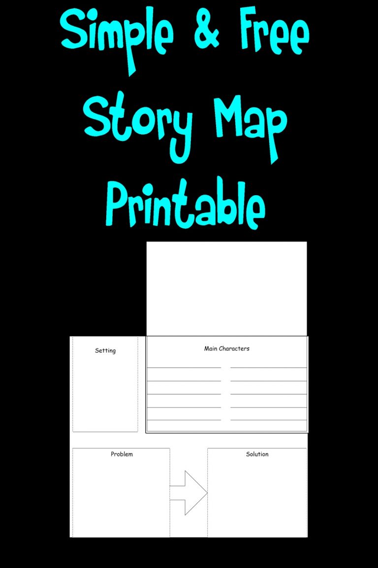 Free Simple Story Map Printable - Story Map Main Pic 768x1152 