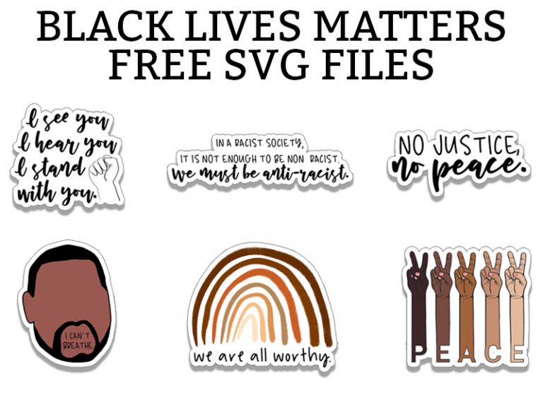Free Black Lives Matter SVGs & Silhouette Files
