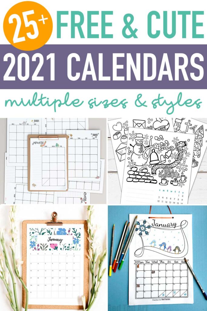 free-printable-2021-calendars-pinterest - Mom Envy