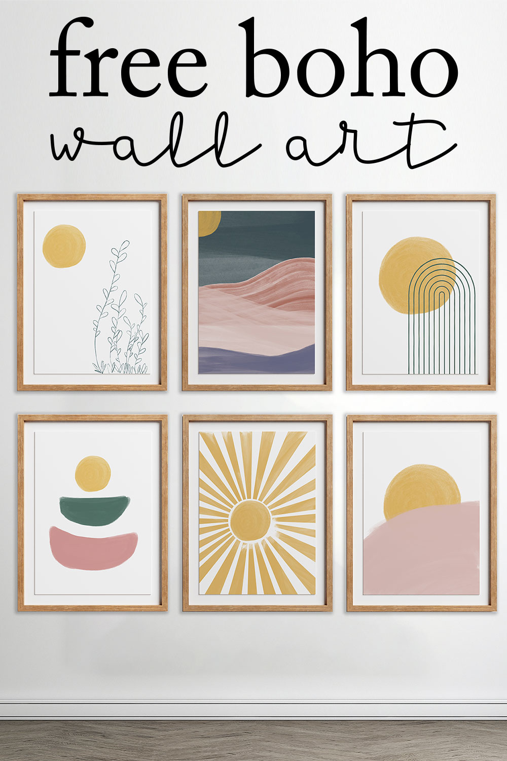 Free Printable Boho Wall Art Printable Templates