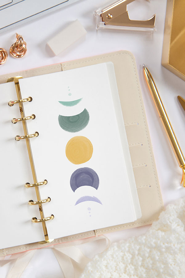 Free Boho Planner Dividers
