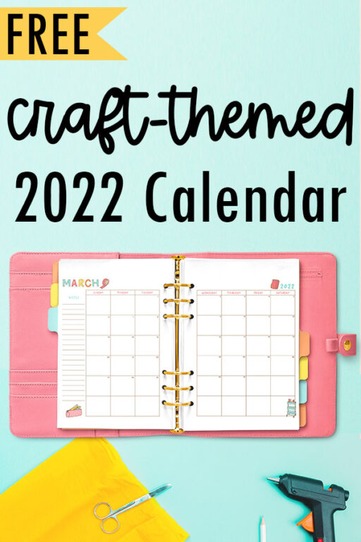 2022 Craft Calendar Free Printable Monthly Calendar