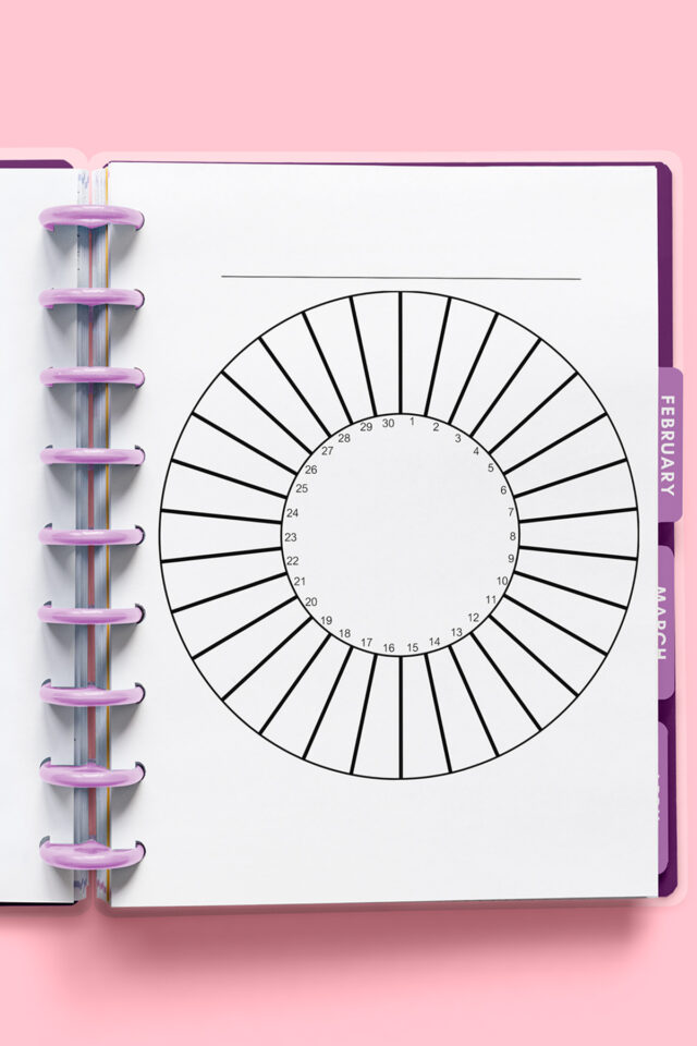 Free Circle Habit Tracker Printable &amp; Digital Planning File - Free ...