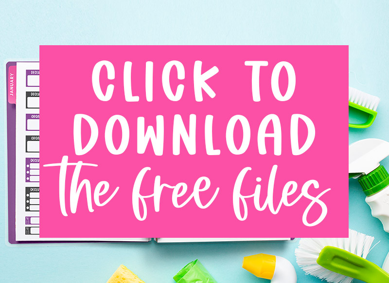 This large image says CLICK TO DOWNLOAD THE FREE FILES in white on a pink rectangle. This is the image you click to get to the members only page where you can download the free files for this blog post.