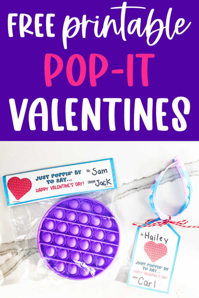 Pop-It Valentine's Day Cards