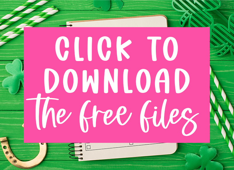 This large image says CLICK TO DOWNLOAD THE FREE FILES in white on a pink rectangle. This is the image you click to get to the members only page where you can download the free files for this blog post.
