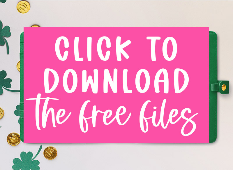 This large image says CLICK TO DOWNLOAD THE FREE FILES in white on a pink rectangle. This is the image you click to get to the members only page where you can download the free files for this blog post.