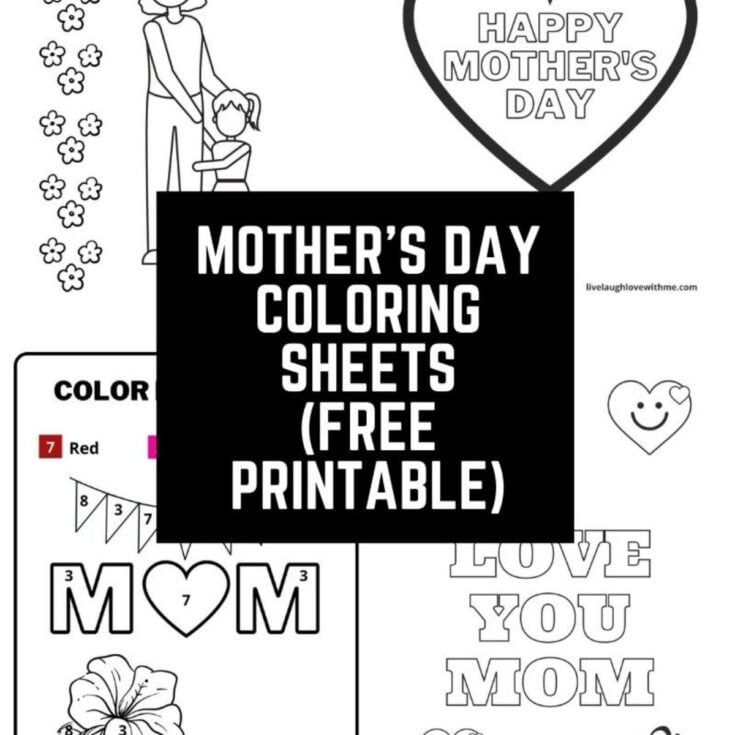 Image for Mother's Day Coloring Pages {Free Printable}