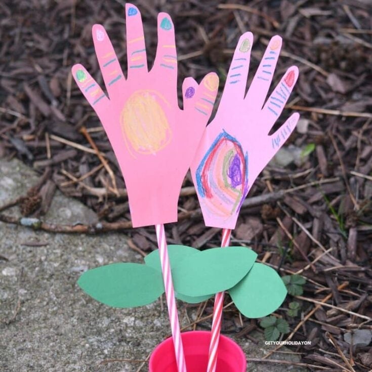 Image for The Best Handprint Flower Craft for Kids