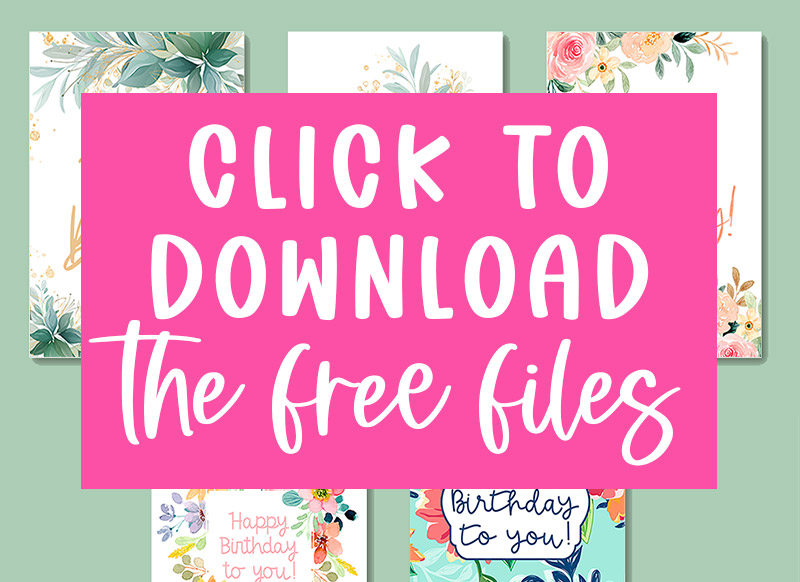 This large image says CLICK TO DOWNLOAD THE FREE FILES in white on a pink rectangle. This is the image you click to get to the members only page where you can download the free files for this blog post.
