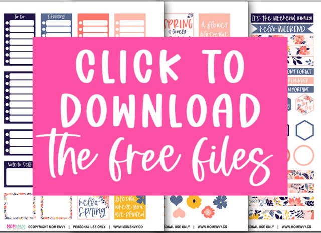 Printable Flower Stickers Free Floral Planner Stickers Printable Flower Stickers Free Floral Planner Stickers