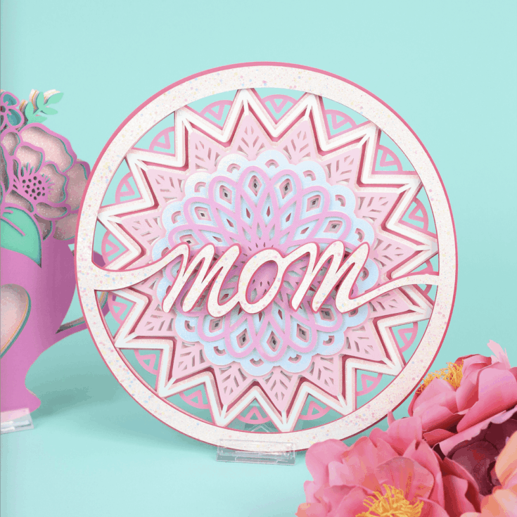 Image for 3D Layered Boutique Floral Mandala