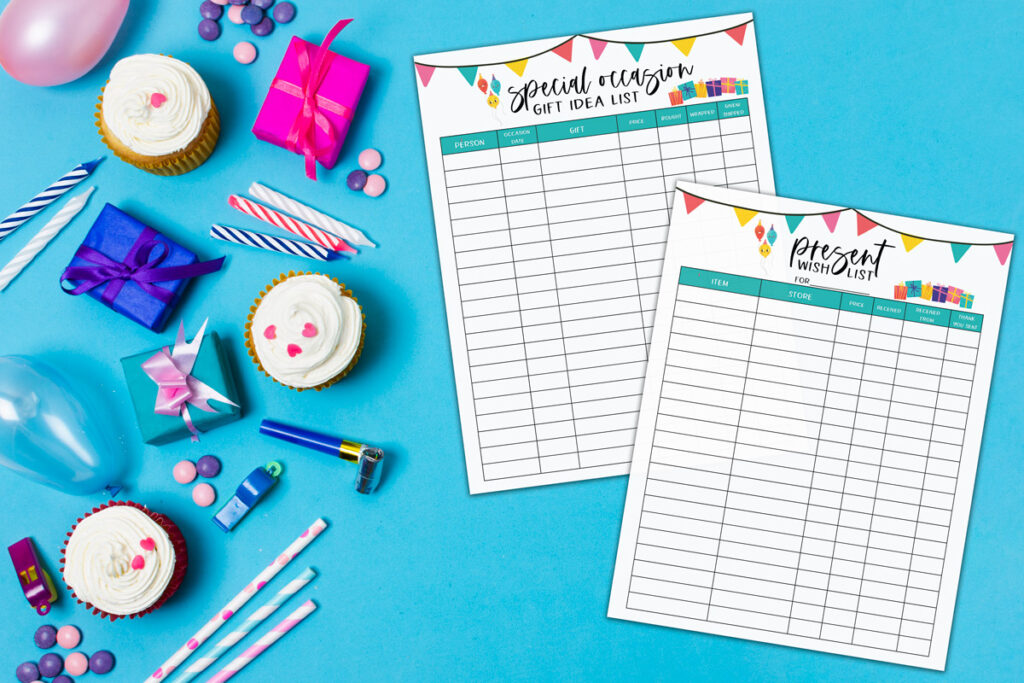 Wish List Printable - Free Printable Gift Idea List