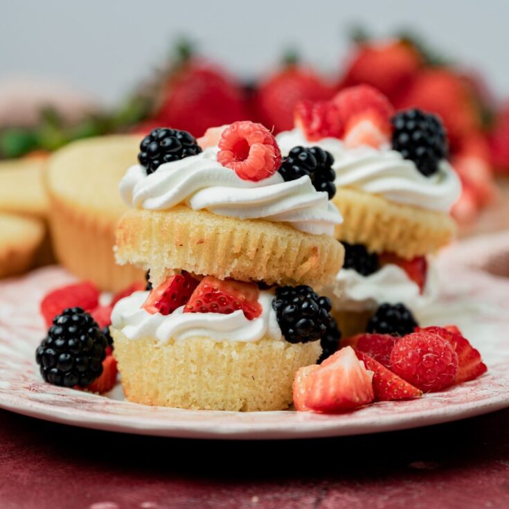 Image for Sweet Cornbread Triple Berry Shortcakes