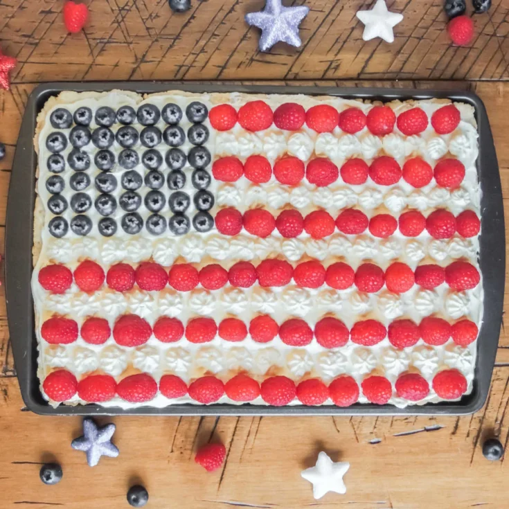 Image for American Flag Cookie Bars