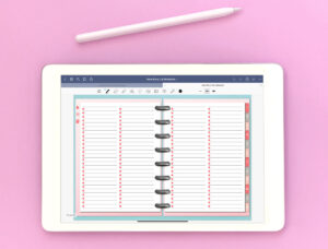 This is an image of one of the pages within the free cat digital notebook. This shows the to do list spread.