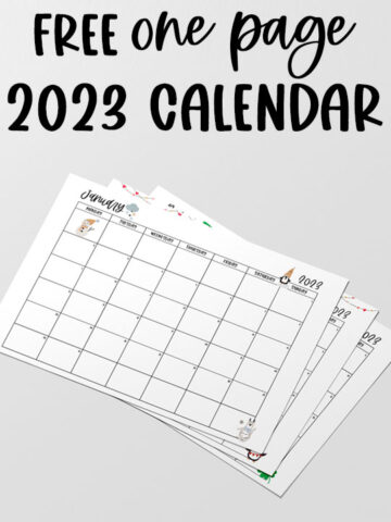 Free 2023 Printable Calendars - Various Styles Included