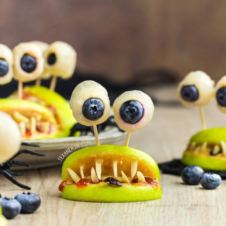 Image for Healthy Halloween Treats - Monster Mouths (paleo, vegan) - Texanerin Baking