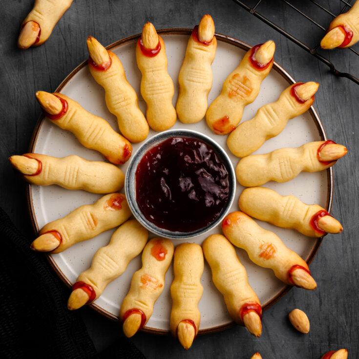 Image for Witch Finger Cookies (without food coloring!) - Texanerin Baking