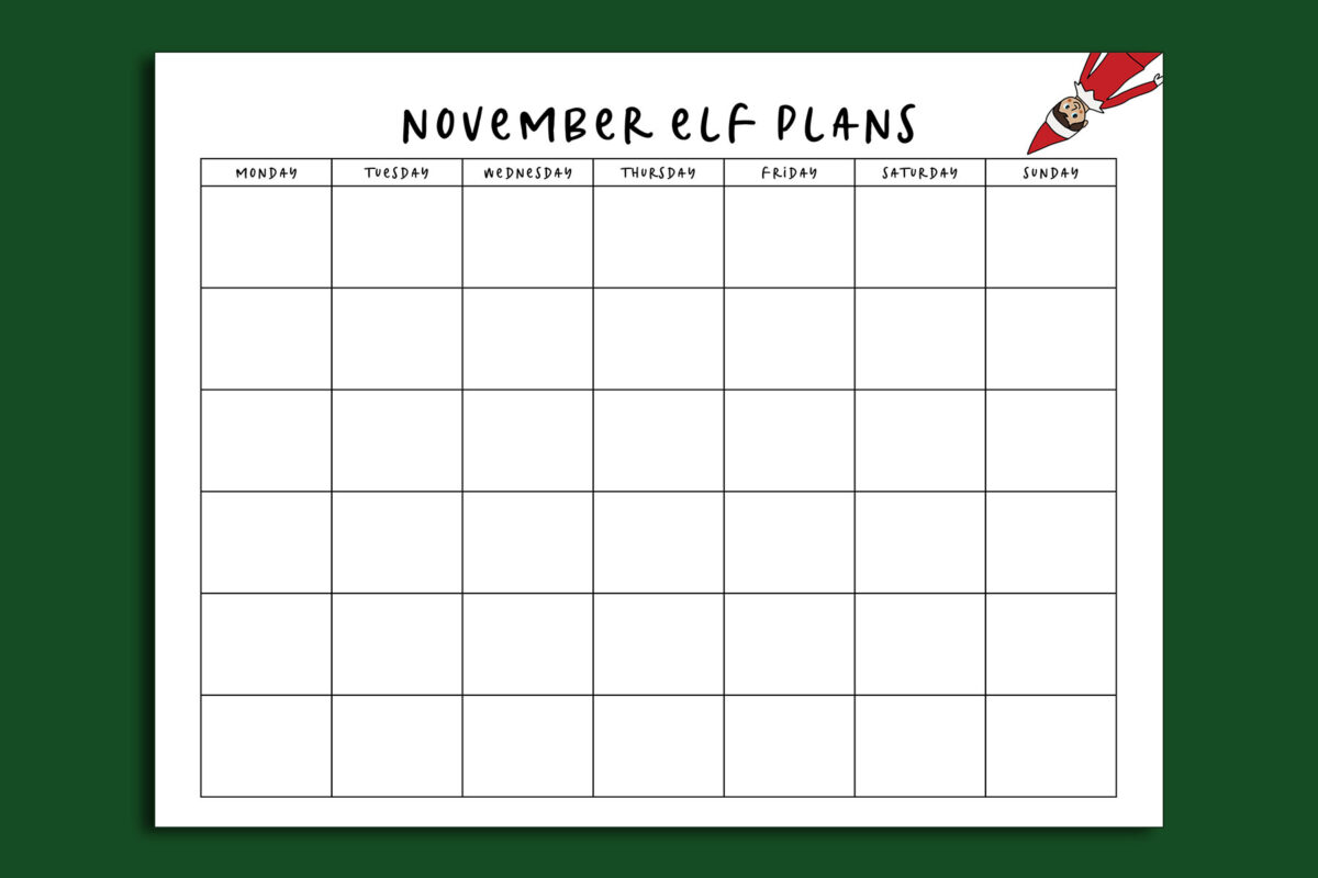 Elf on the Shelf Ideas for Home - Free Printable Elf on the Shelf ...