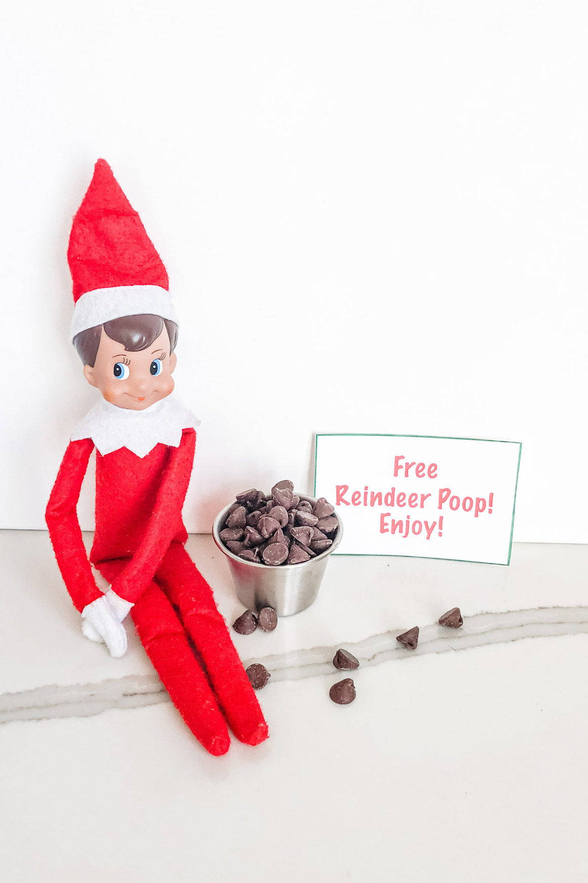 Elf on the Shelf Ideas for Home Reindeer Poop 2 Mom Envy