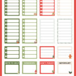 This image shows one of the free cozy Christmas planner sticker pages you can get for free at the end of this blog post.