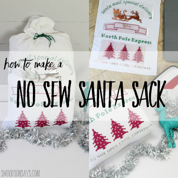 Image for No sew DIY santa sack with the Cricut EasyPress 2