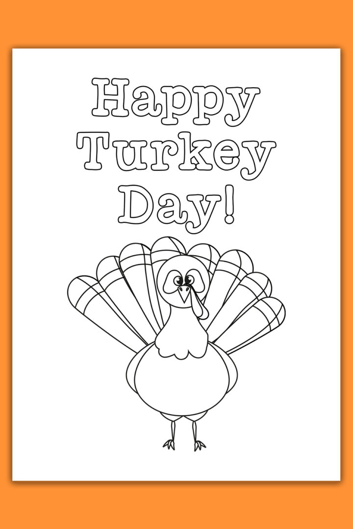 Thanksgiving Cards Coloring Pages - 10 Free Cards Included