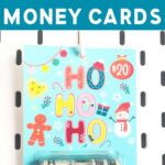 At the top it says free Christmas chapstick money cards. Below that is the Ho Ho Ho gingerbread money gift card option.