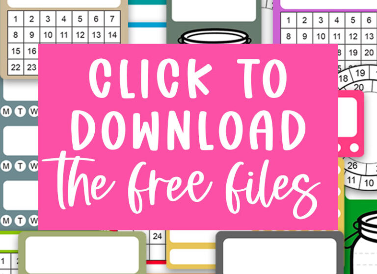 Free Printable Habit Tracker Stickers (& Digital Stickers, too!)