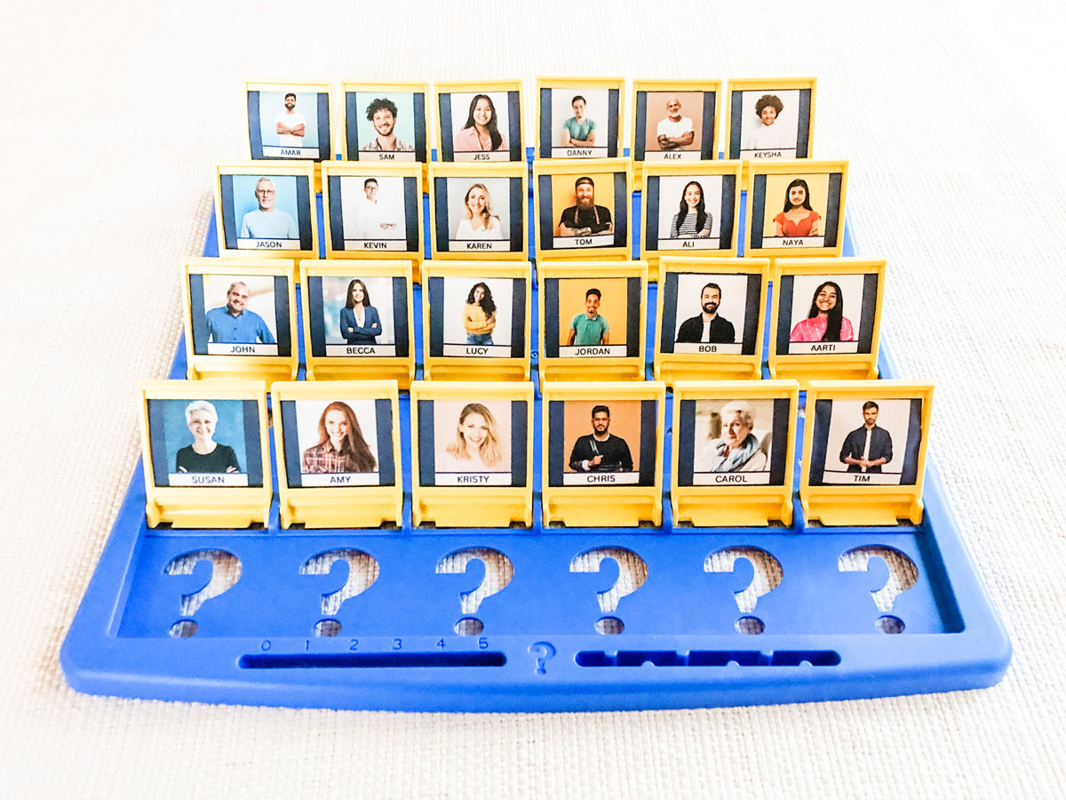 Diy Guess Who Template