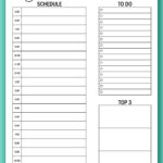 This is one of the daily printable hourly calendars that you can get for free at the end of this blog post.