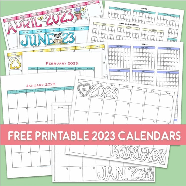 Image for 2023 Calendars for Advanced Planning