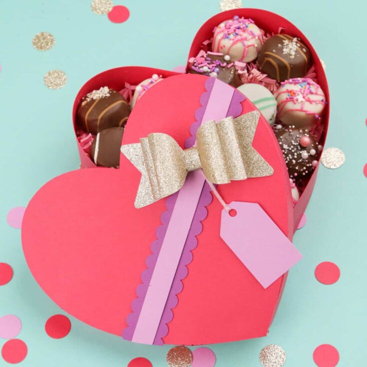 Image for How to Make a 3D Heart-Shaped Box Free Template