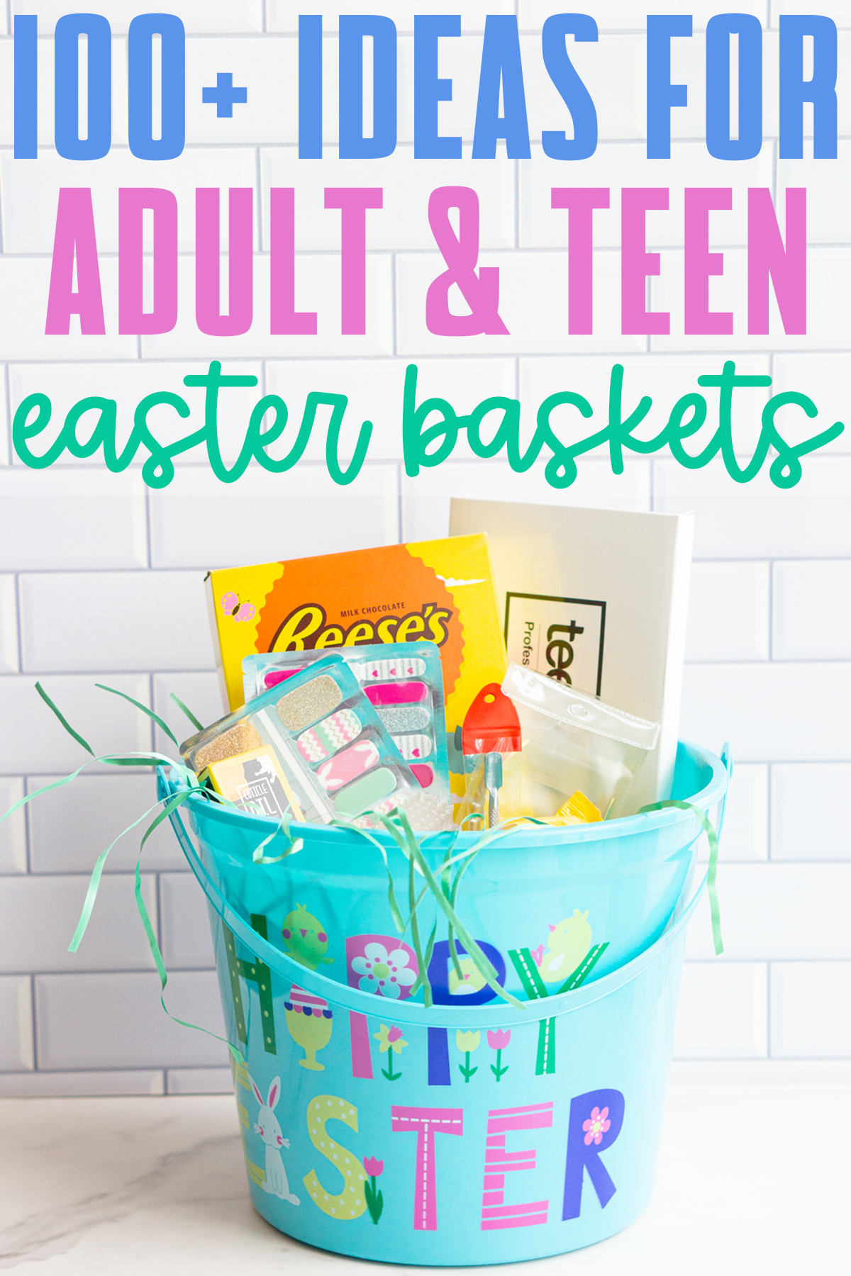 Adult gift basket  Creative easter baskets, Adult easter baskets