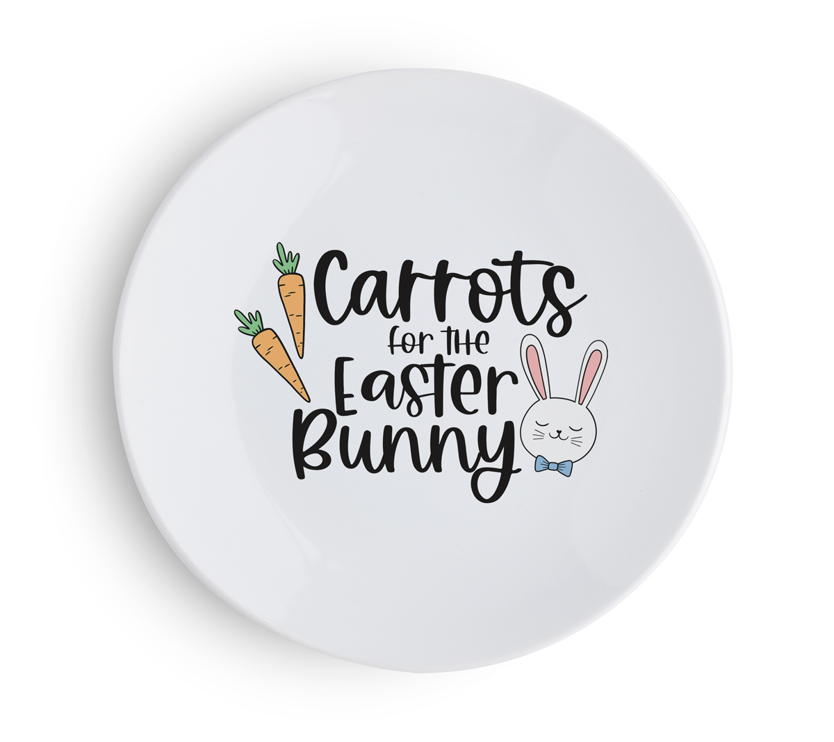 Free Adorable Carrots for the Easter Bunny Plate SVG
